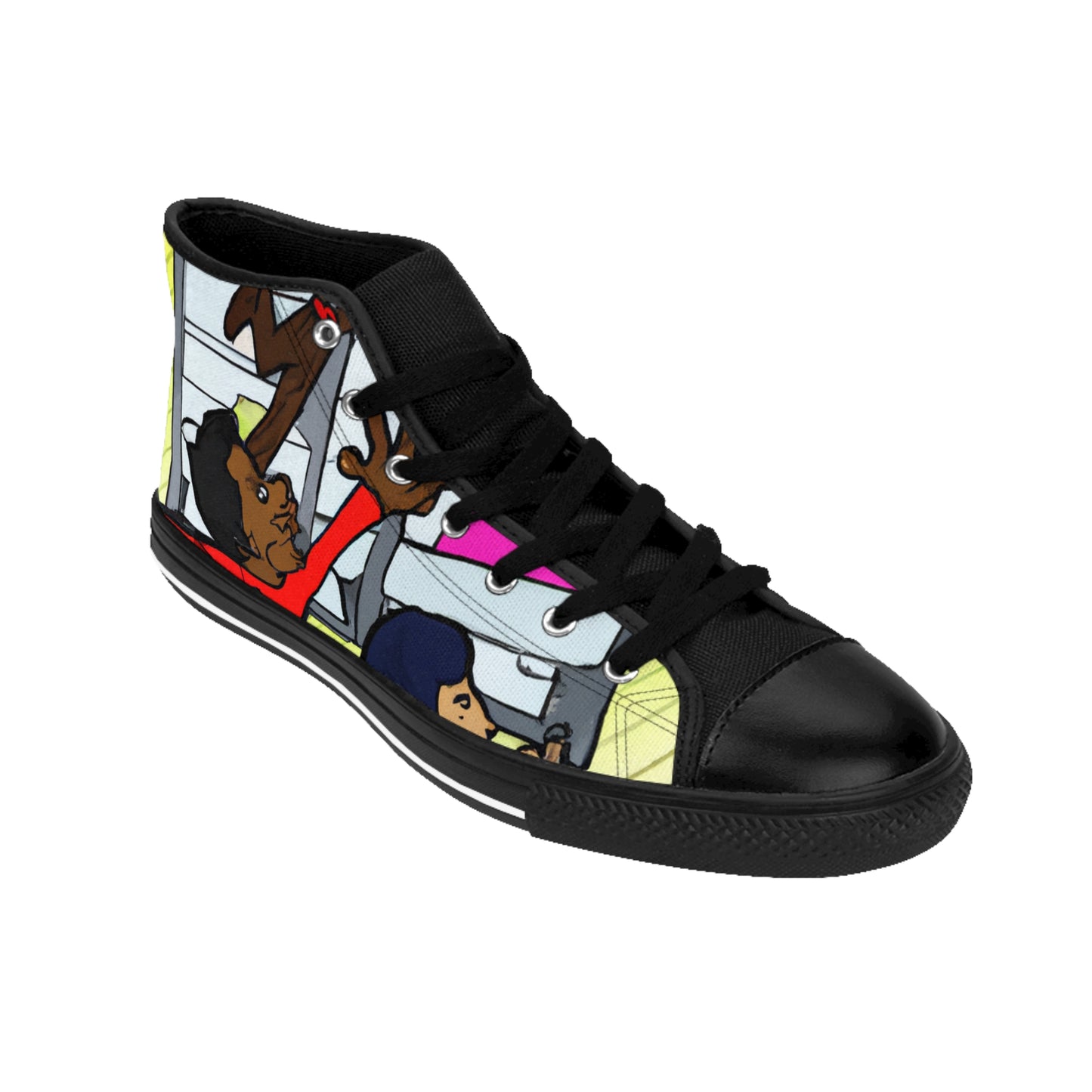 .

Aldwyn the Artisan Shoemaker - Comic Book Hi Tops