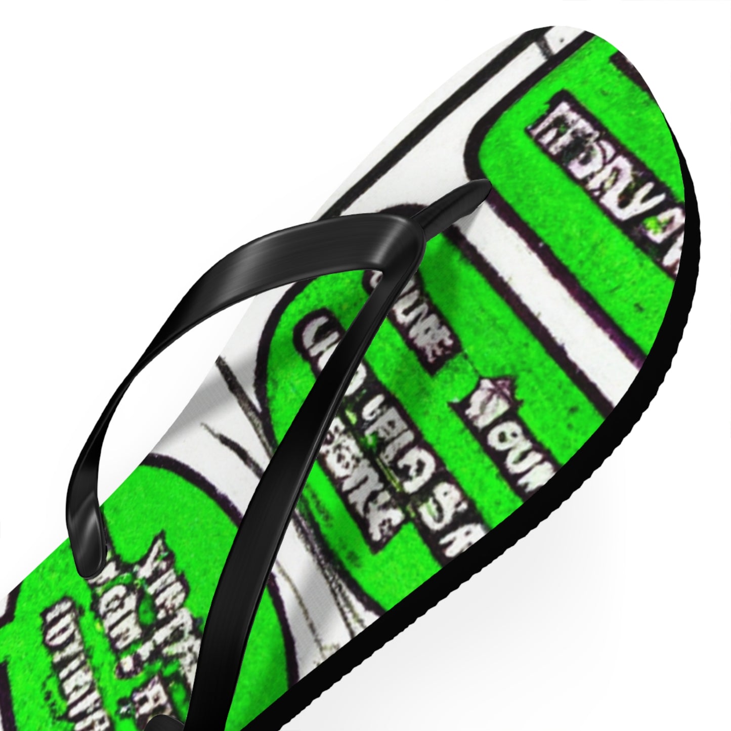 Super-John the Inescapable - Comics Collector Flip Flop Beach Sandals