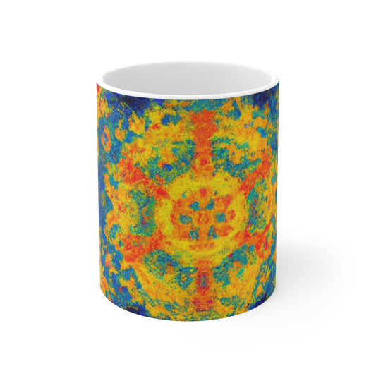 .

Laverne's Java - Psychedelic Coffee Cup Mug 11 Ounce
