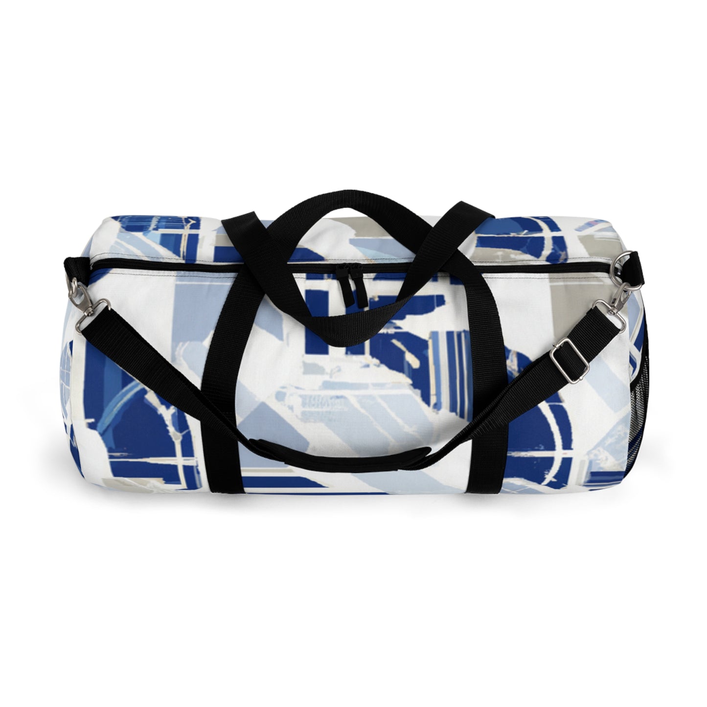 Frieda Fermat - Geometric Pattern Duffel Travel Gym Luggage Bag