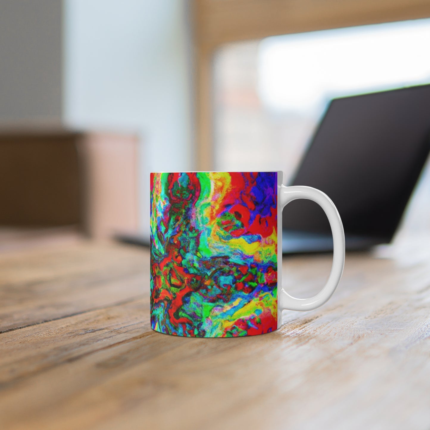 Hazel's House Blend Roasters - Psychedelic Coffee Cup Mug 11 Ounce