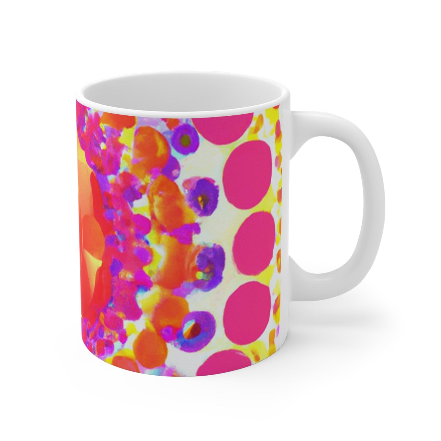 Aldo's Roastcraft Company - Psychedelic Coffee Cup Mug 11 Ounce