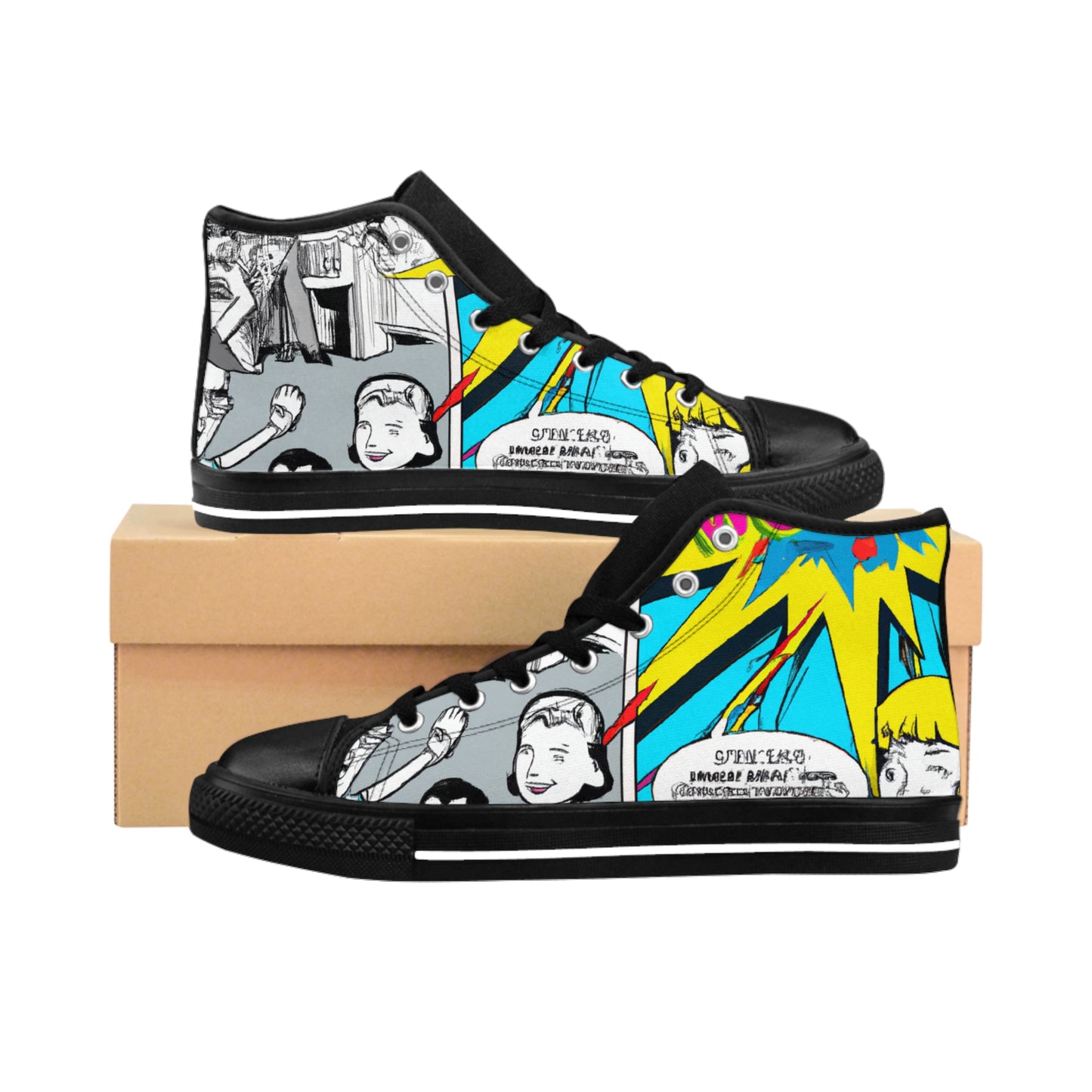 .

Ughmonturius Shoomaker - Comic Book Hi Tops