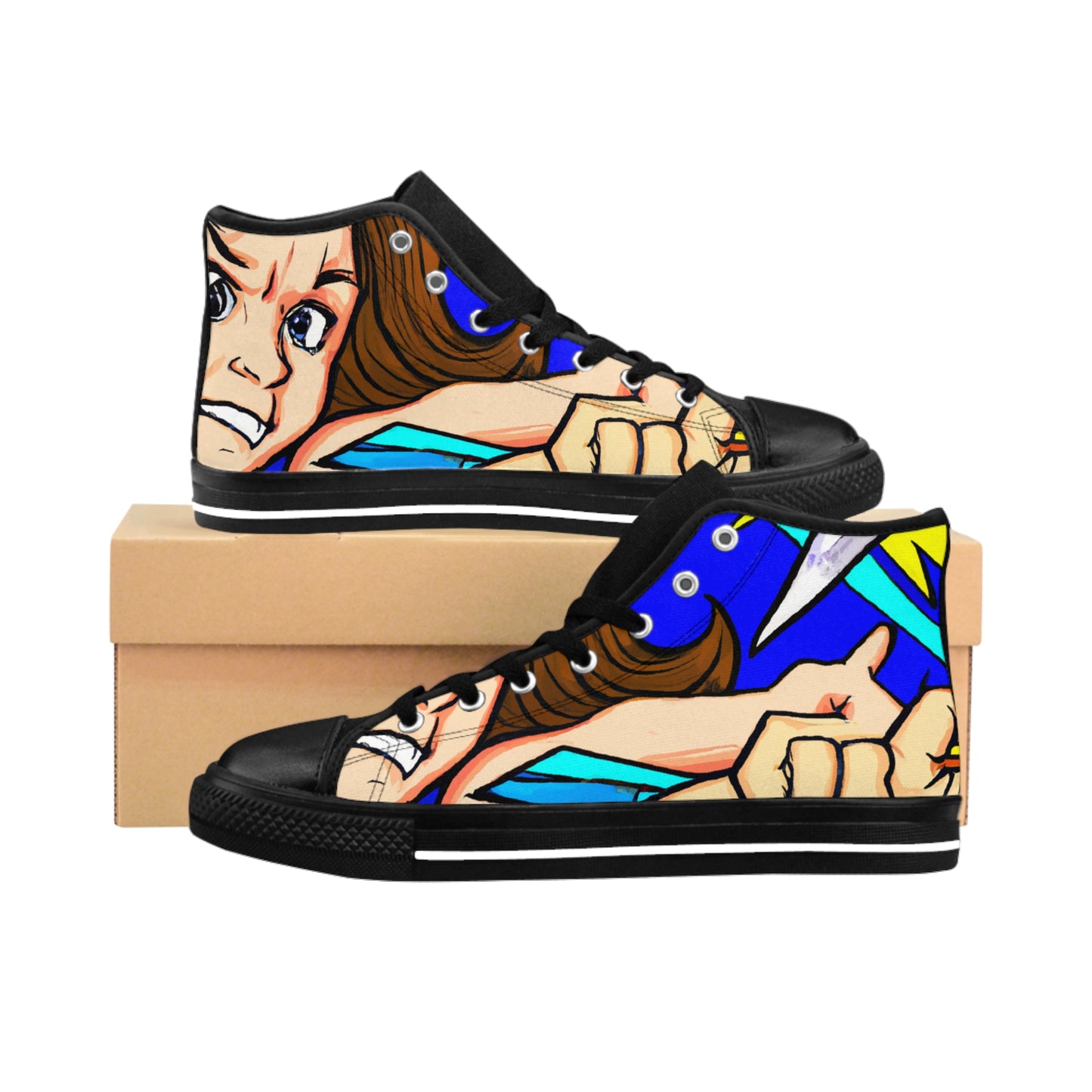 .

Anshul the Shoemaker - Comic Book Hi Tops