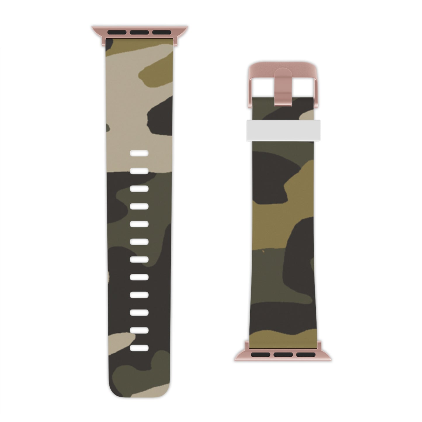 Fredericka Fitzwater - Camouflage Apple Wrist Watch Band