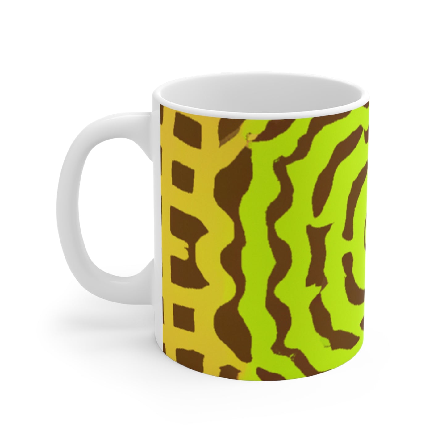 Java Joe's Coffee - Psychedelic Coffee Cup Mug 11 Ounce