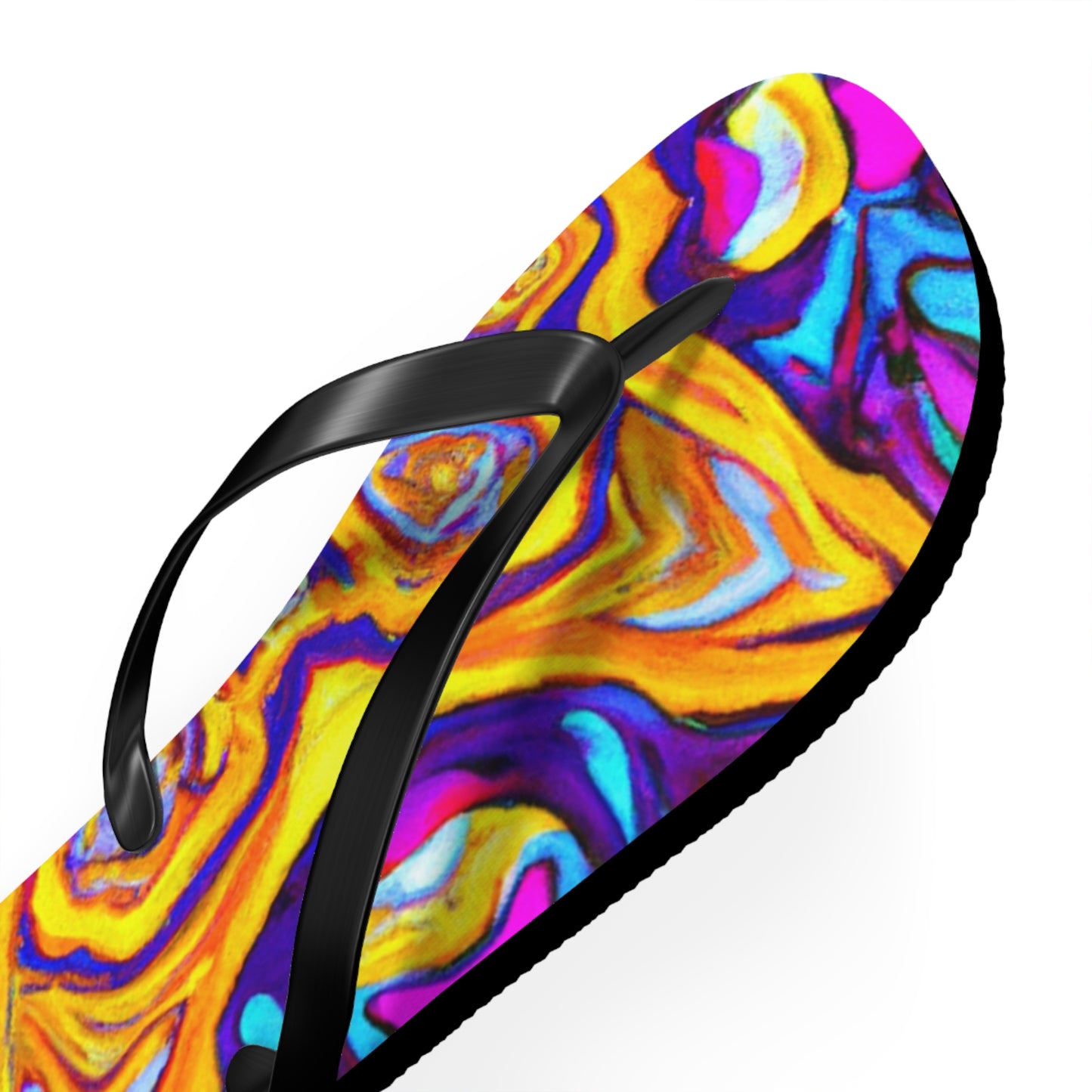 Hazel Stiles, Shoe Maker - Psychedelic Trippy Flip Flop Beach Sandals