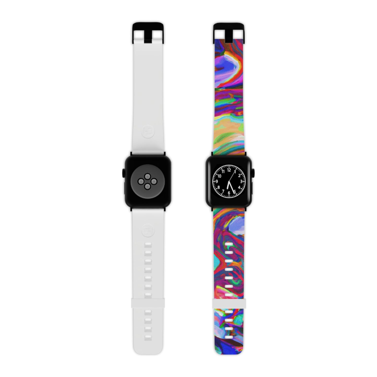 Charlotte Roersch - Trippy Hippy Boho Psychedelic Apple Wrist Watch Band