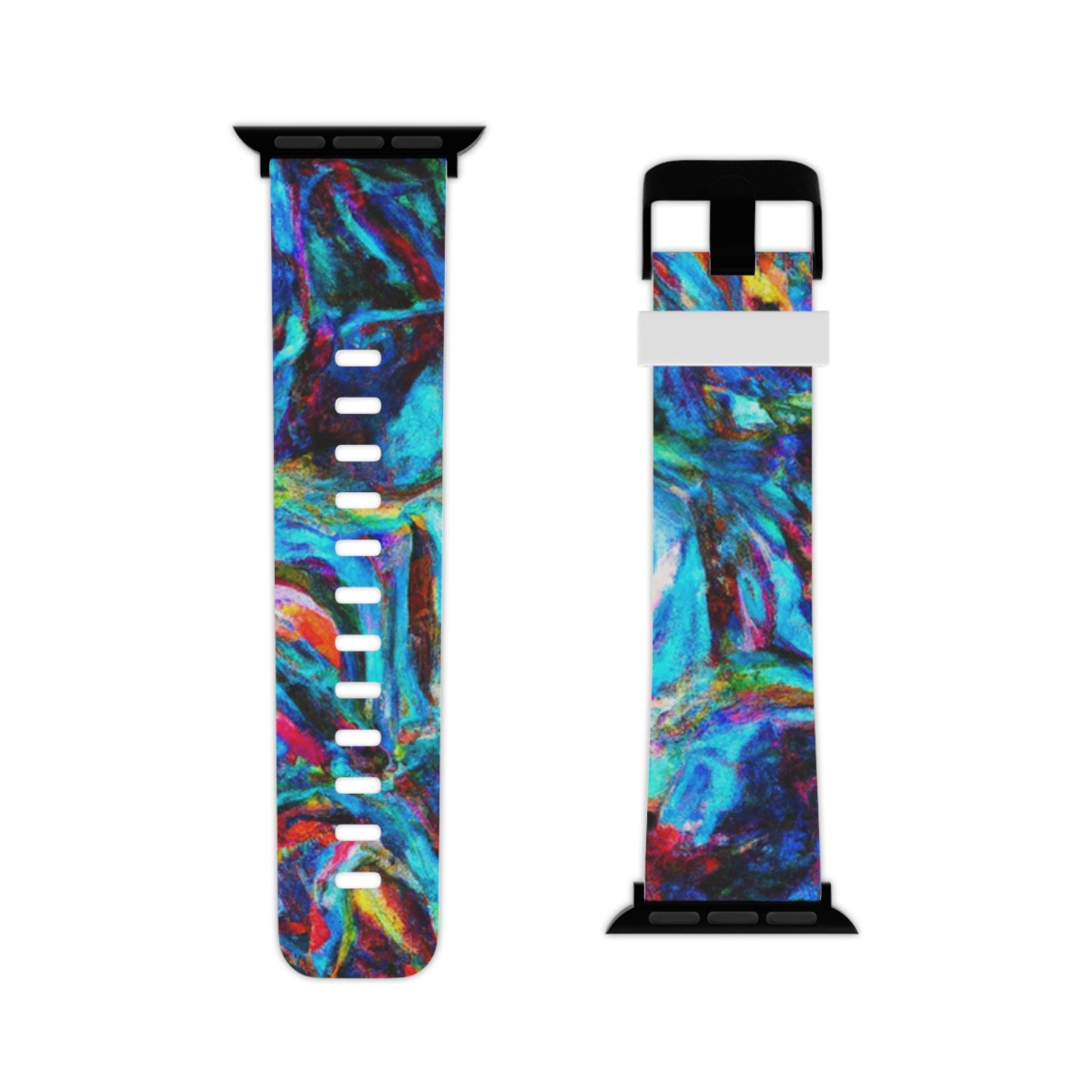 Hettie Chilton - Trippy Hippy Boho Psychedelic Apple Wrist Watch Band