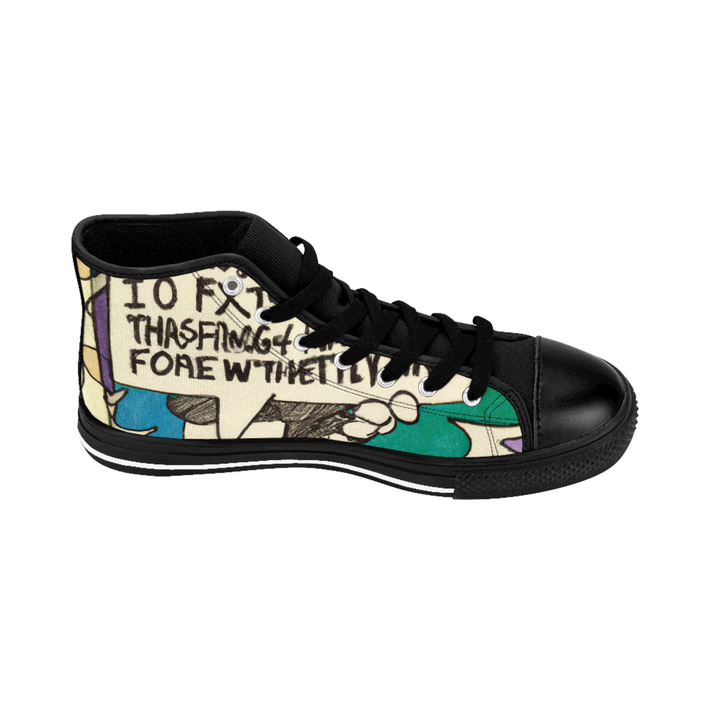 .

Harolda of Northumberland - Comic Book Hi Tops