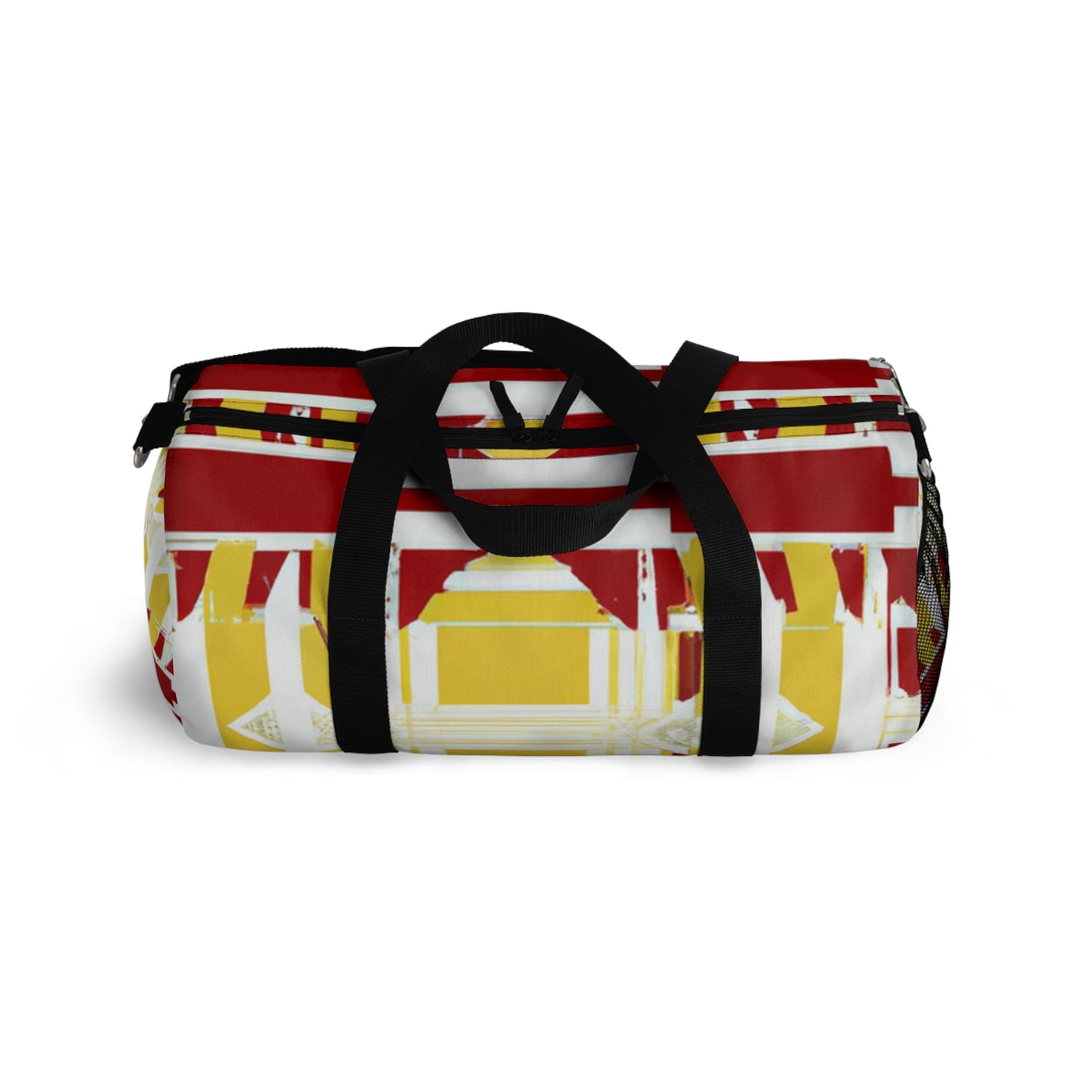 Herberta Longskirt - Geometric Pattern Duffel Travel Gym Luggage Bag