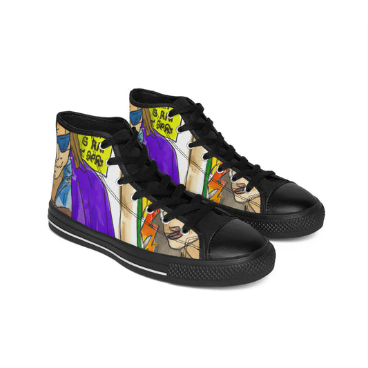 Sir Edwin Shoesworth - Comic Book Hi Tops