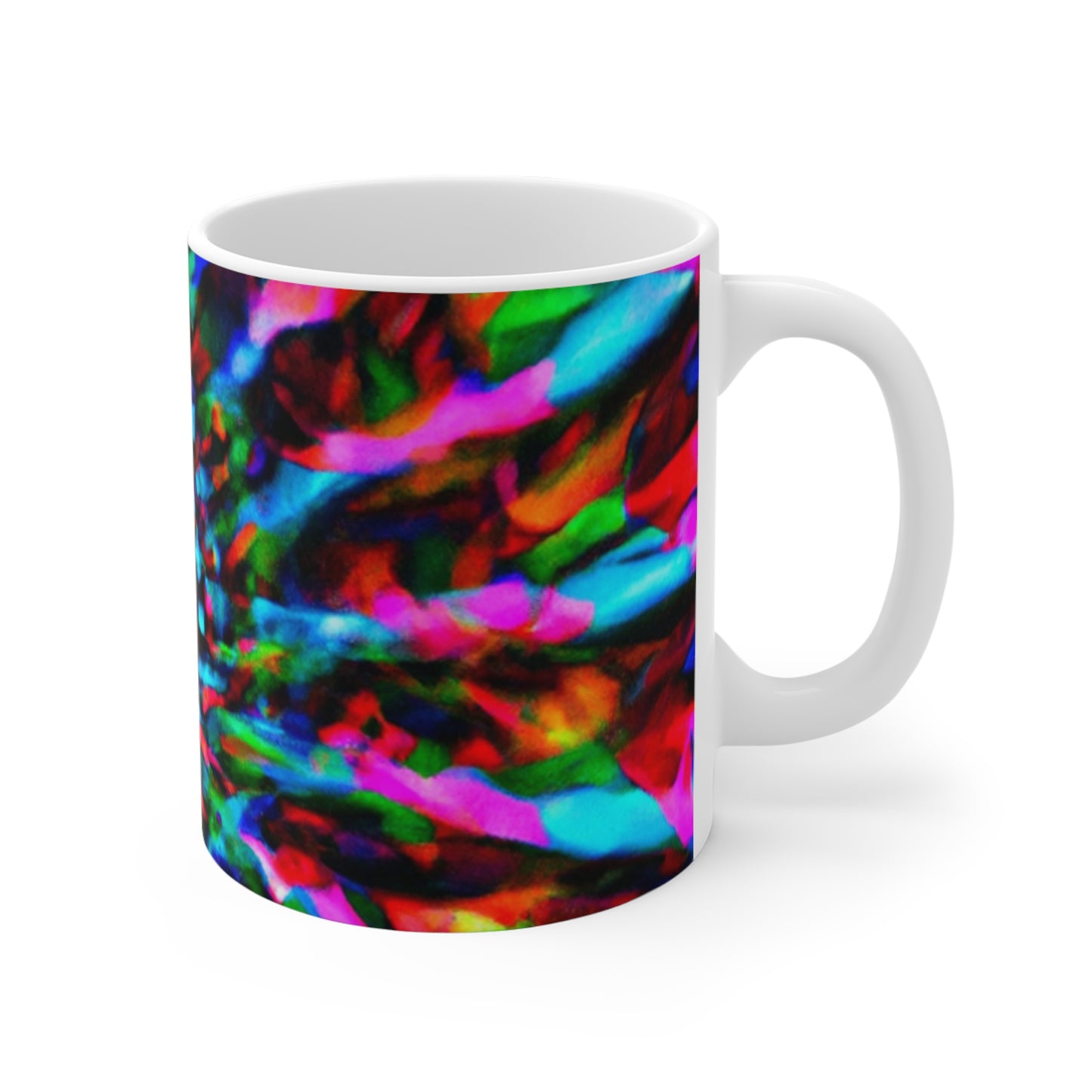 Joe Java's Coffee Company - Psychedelic Coffee Cup Mug 11 Ounce