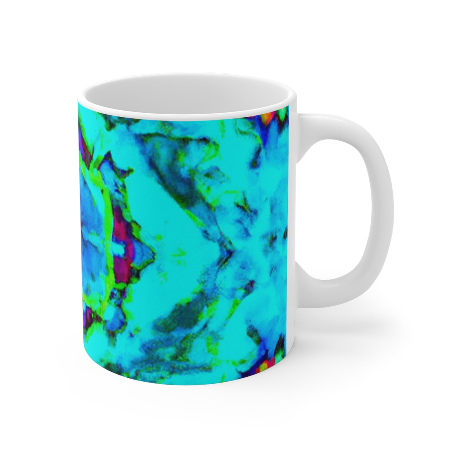 Geneva's Gourmet Coffee - Psychedelic Coffee Cup Mug 11 Ounce