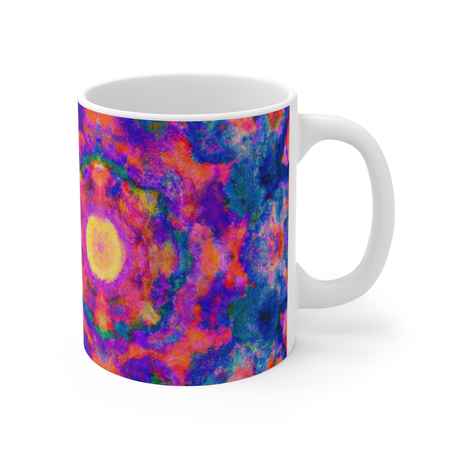 Barista Bob's Brews - Psychedelic Coffee Cup Mug 11 Ounce