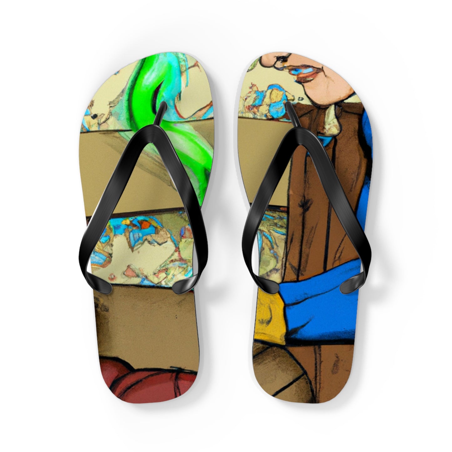 Skylord Supreme - Comics Collector Flip Flop Beach Sandals