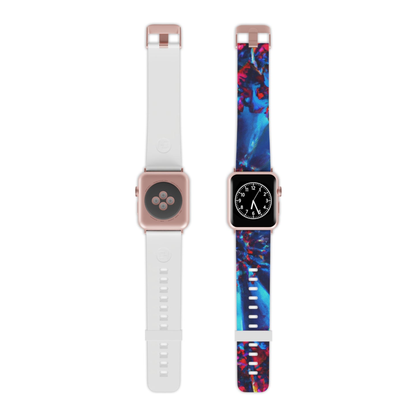 Hermann Schwarzmueller - Trippy Hippy Boho Psychedelic Apple Wrist Watch Band