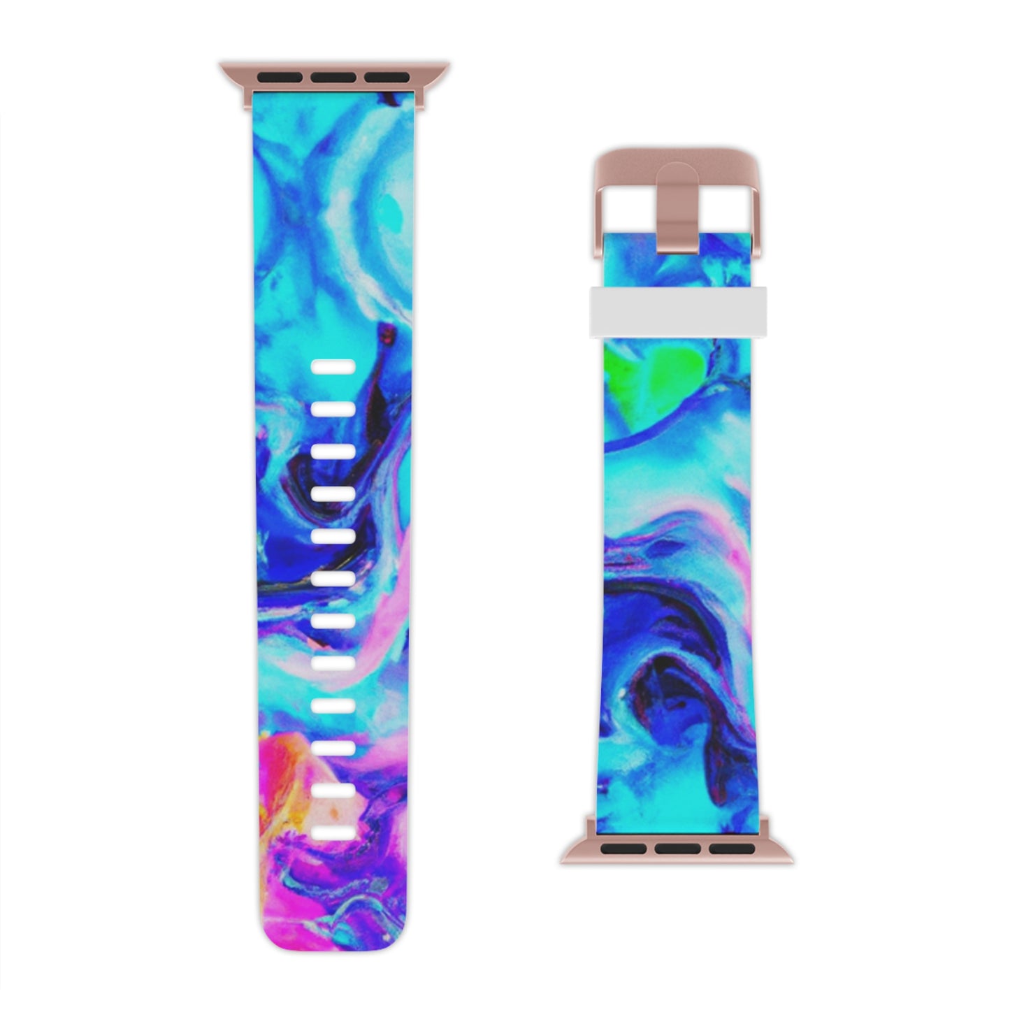 Olivia Rutherford - Trippy Hippy Boho Psychedelic Apple Wrist Watch Band