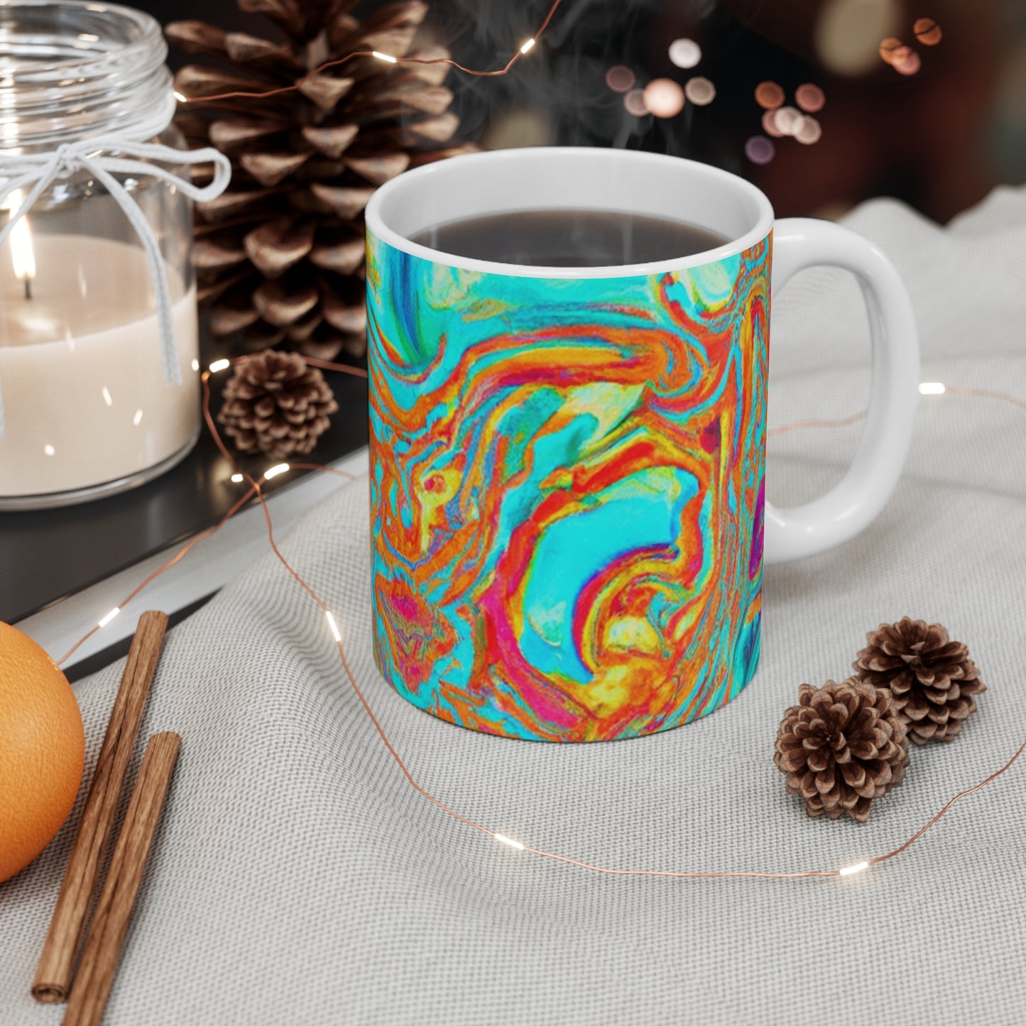 Ivan's Java - Psychedelic Coffee Cup Mug 11 Ounce