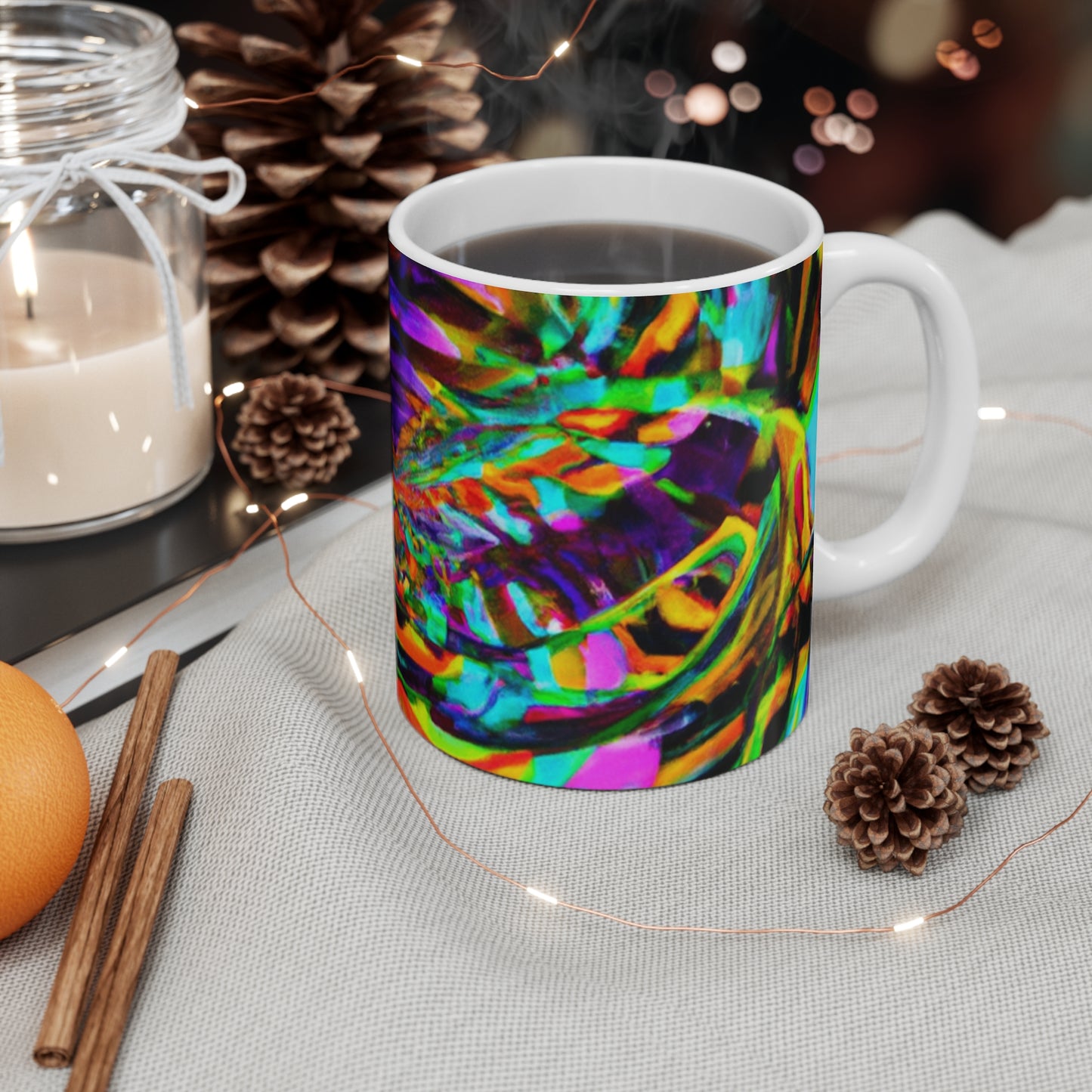 .

Maxwell's Coffee Roasters - Psychedelic Coffee Cup Mug 11 Ounce