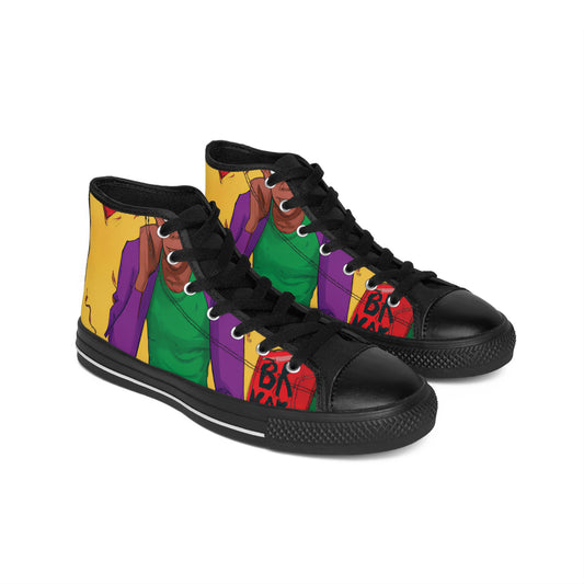 Saffrona de Borrelli - Comic Book Hi Tops