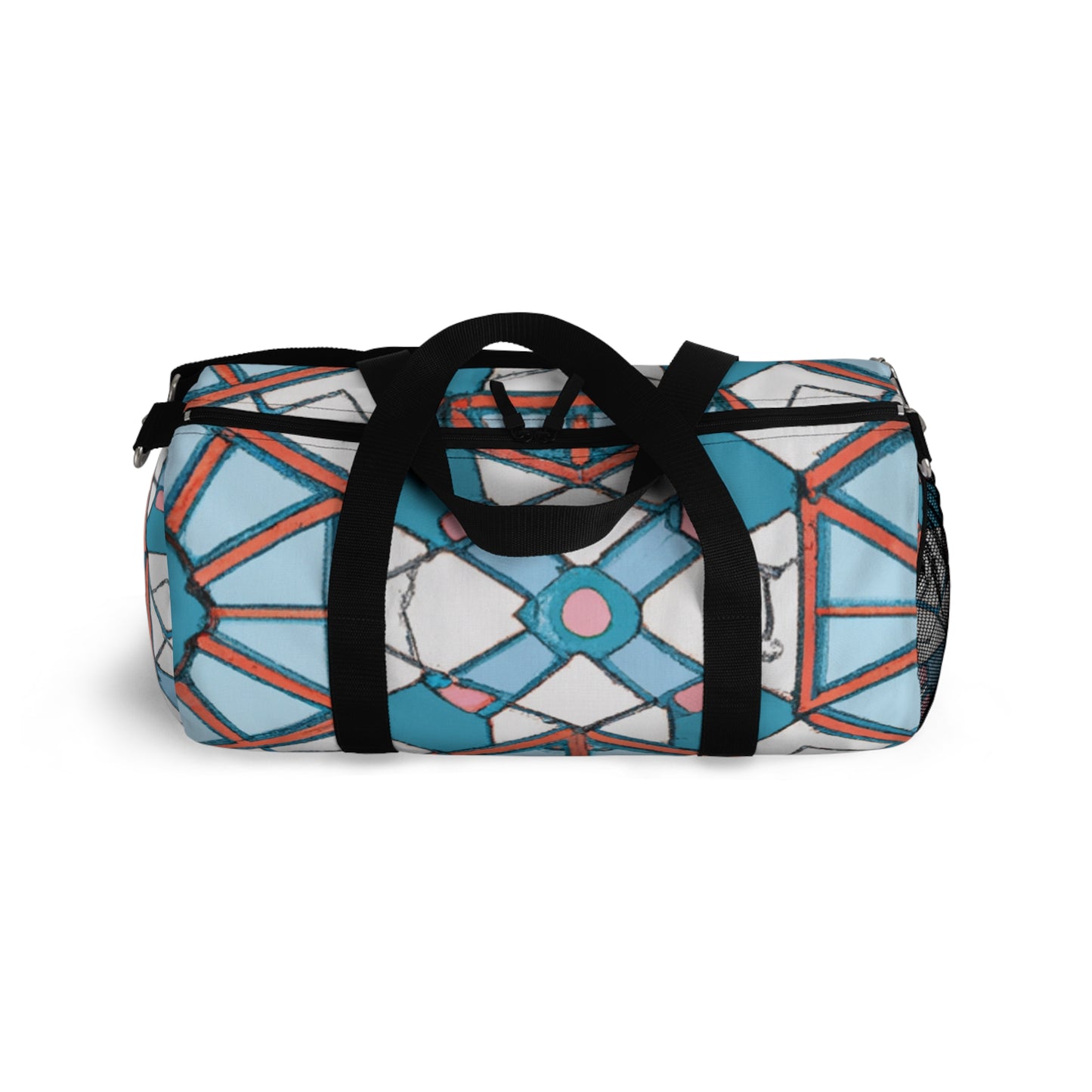 Abelard de Laceyshire - Geometric Pattern Duffel Travel Gym Luggage Bag