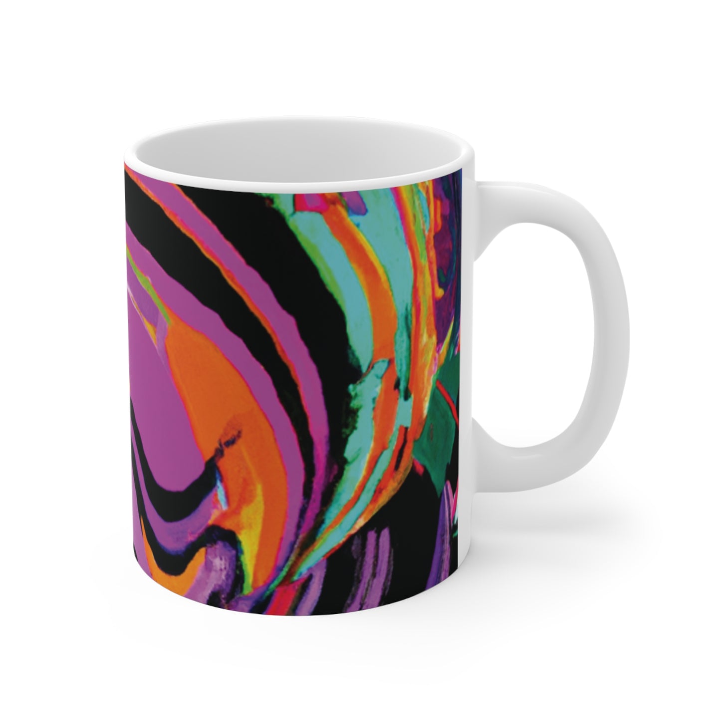 Joe's Java - Psychedelic Coffee Cup Mug 11 Ounce