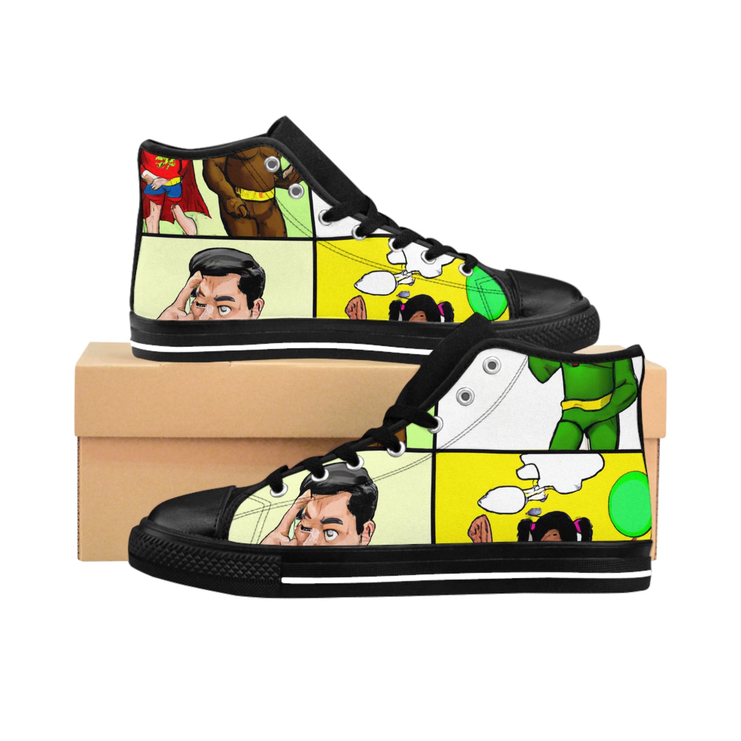 .

Rofeyya de Luca - Comic Book Hi Tops