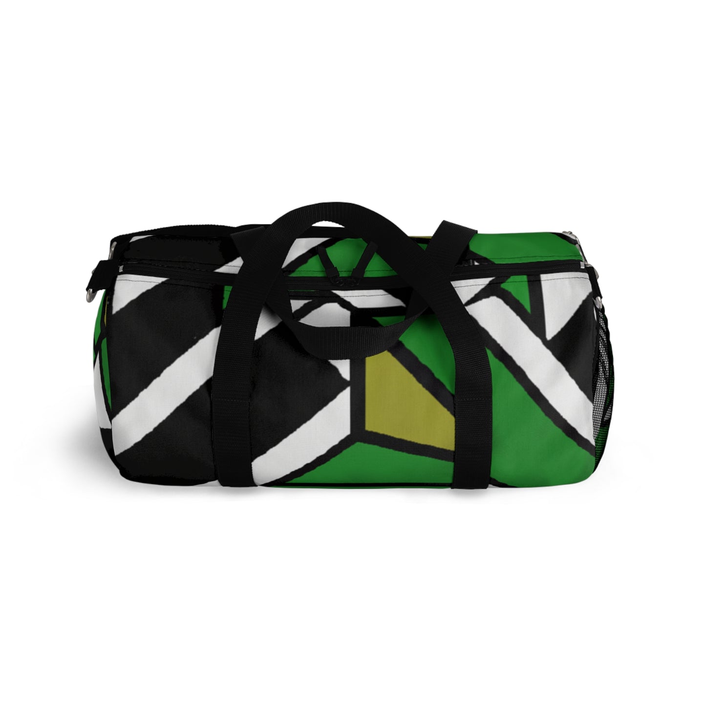 Olivia Pratchett - Geometric Pattern Duffel Travel Gym Luggage Bag