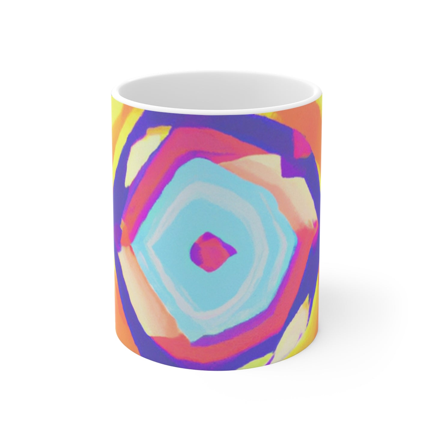 Mildred's Java Brew - Psychedelic Coffee Cup Mug 11 Ounce