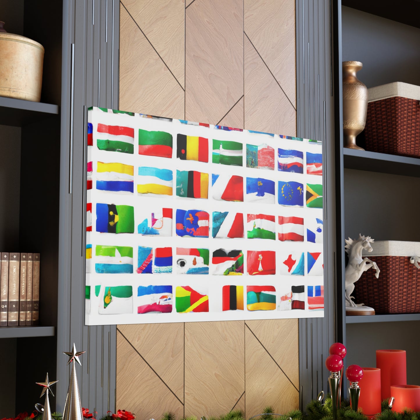 Emma Curttiss, Flag Designer - Flags Of The World Canvas Wall Art