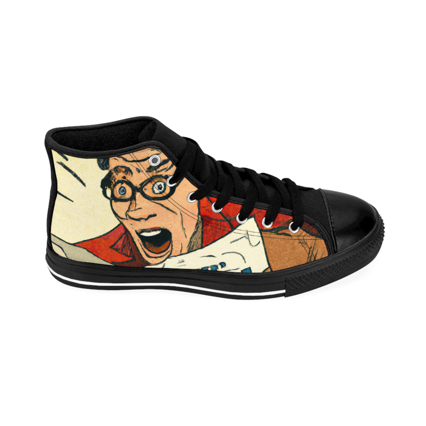 Sir Sydney Shadsworth - Comic Book Hi Tops