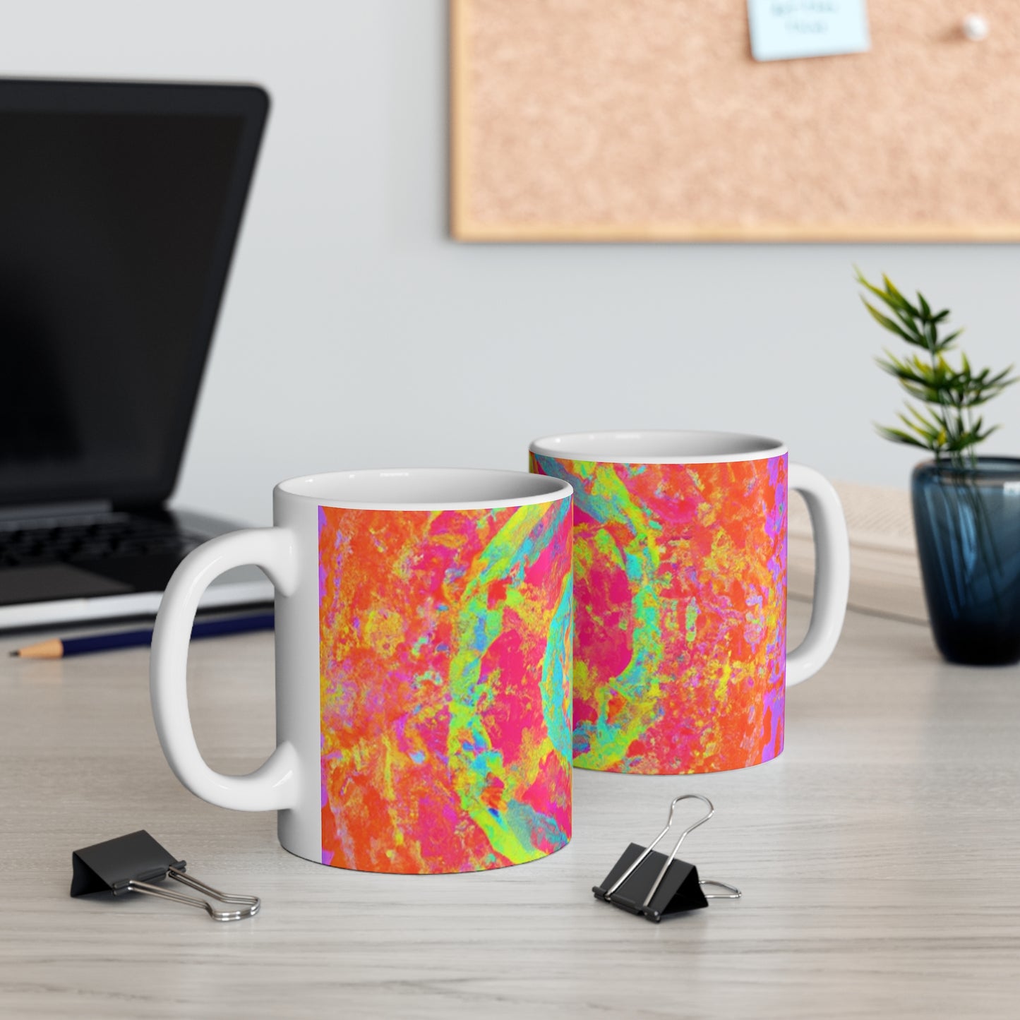 Herman's House of Java - Psychedelic Coffee Cup Mug 11 Ounce