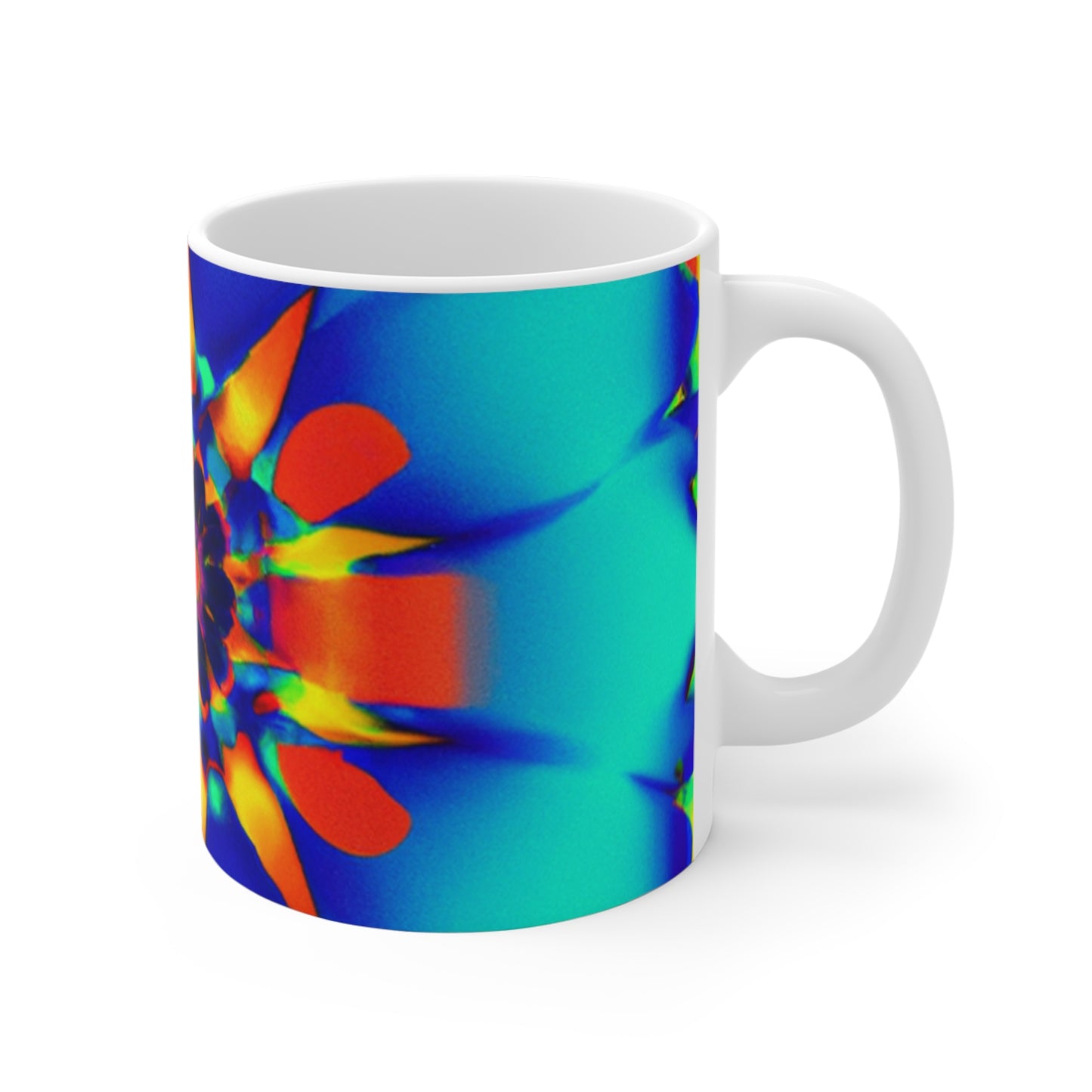 Bea's Brews - Psychedelic Coffee Cup Mug 11 Ounce