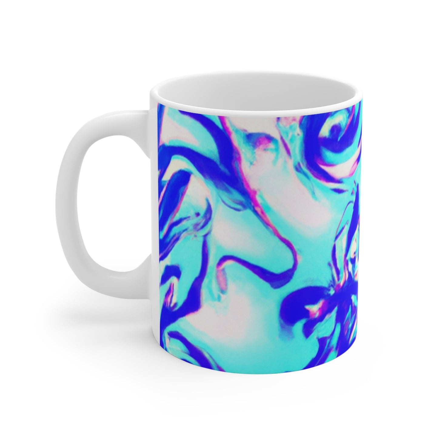 Maxwell's Brewed Beans - Psychedelic Coffee Cup Mug 11 Ounce