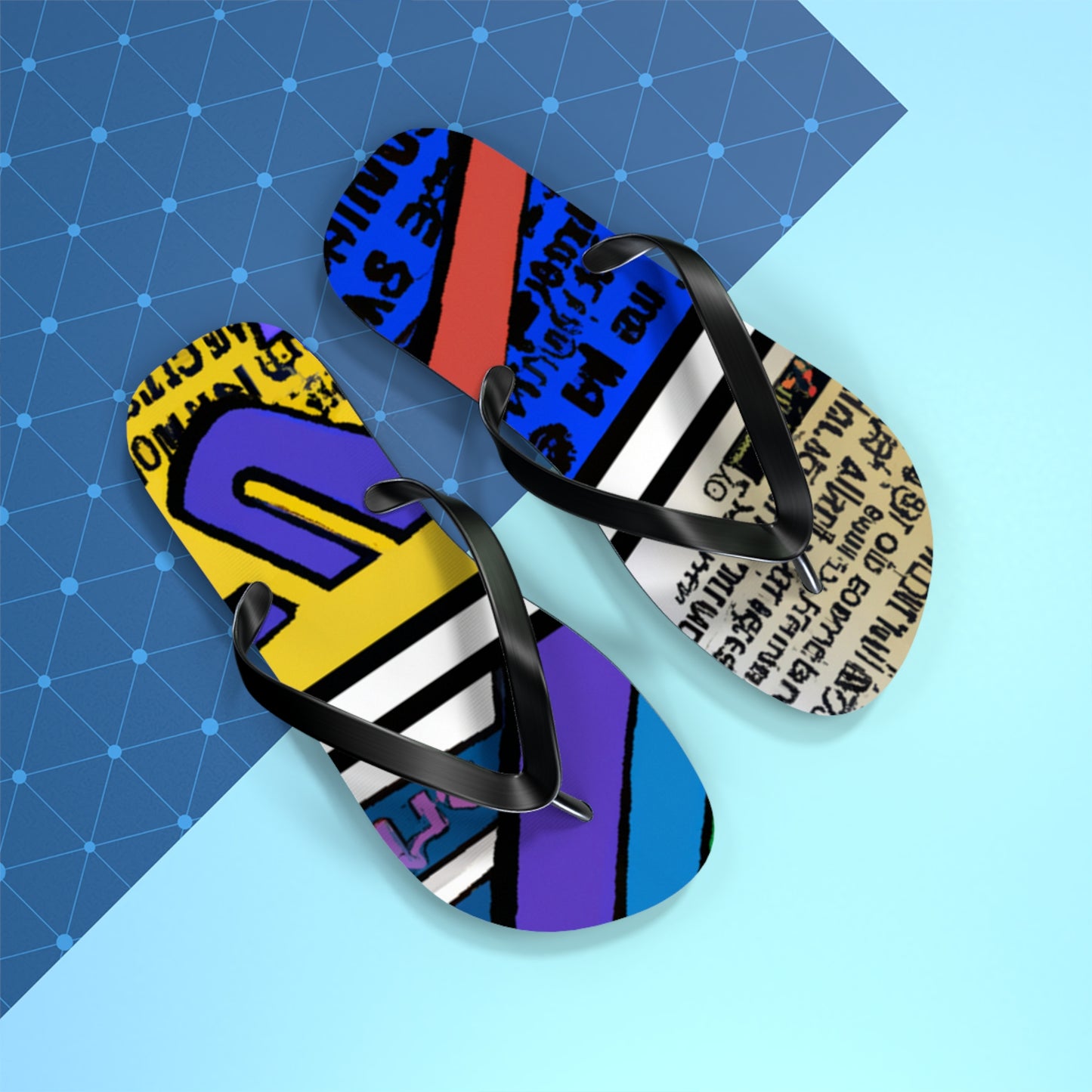 Kinetic Kid - Comics Collector Flip Flop Beach Sandals