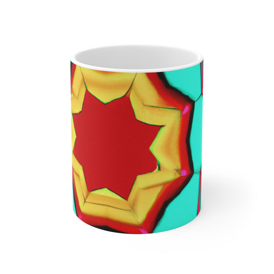 Hazel's Hot Java - Psychedelic Coffee Cup Mug 11 Ounce