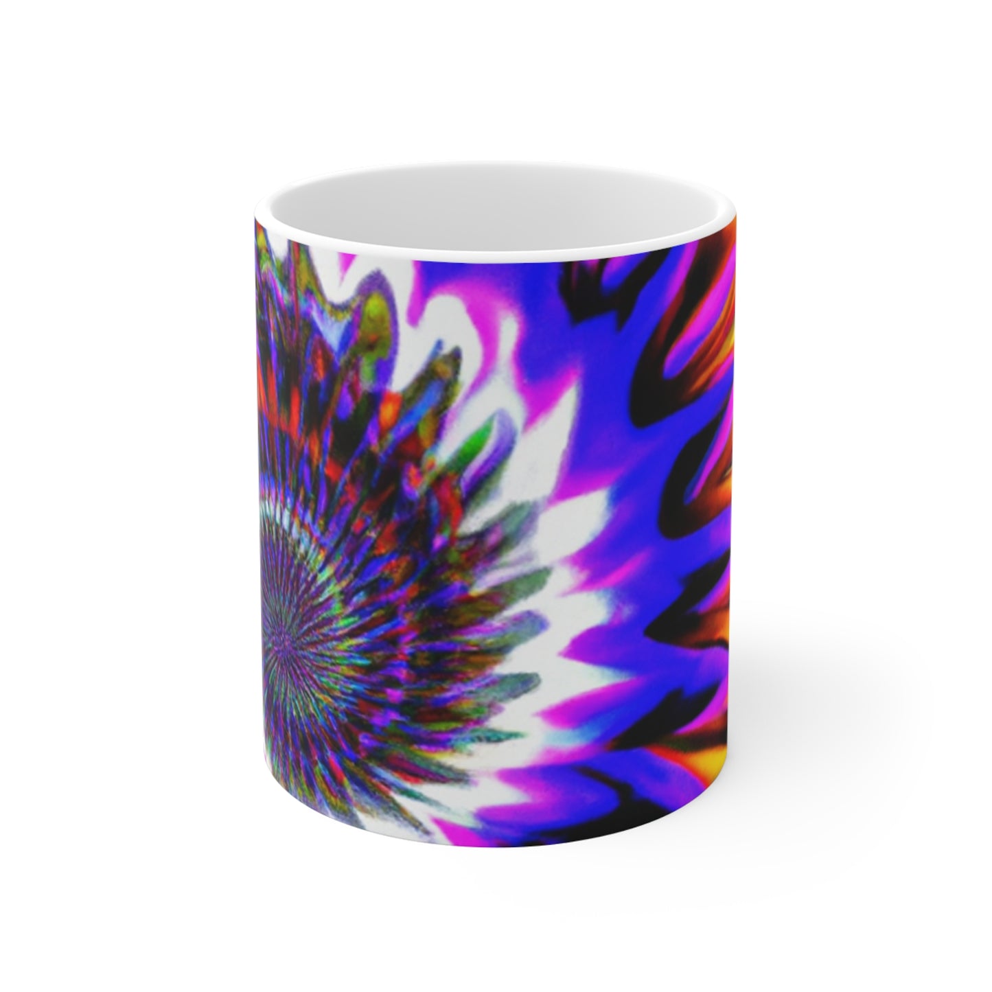 Perry's Roast-O-Matic - Psychedelic Coffee Cup Mug 11 Ounce