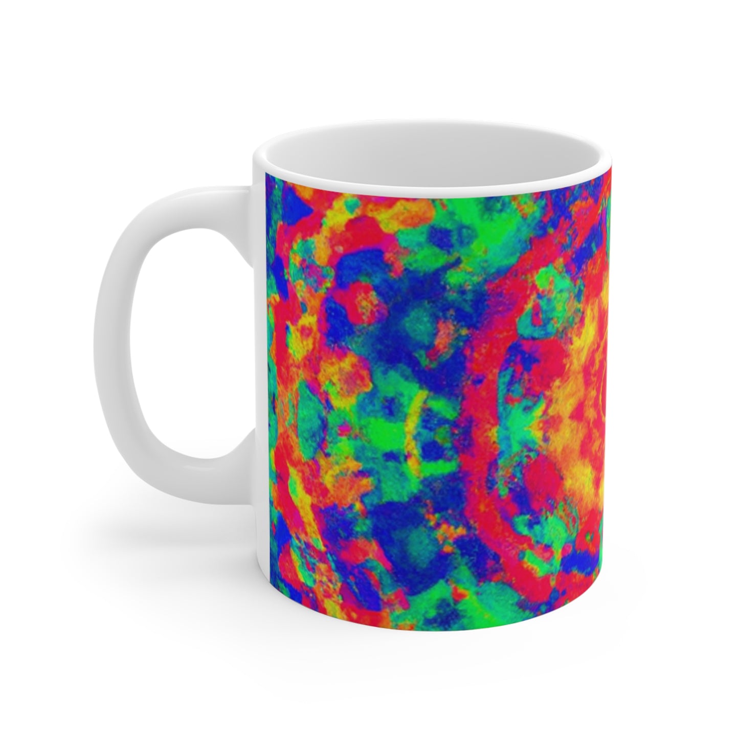 Jack's Retro Roasted Coffee - Psychedelic Coffee Cup Mug 11 Ounce