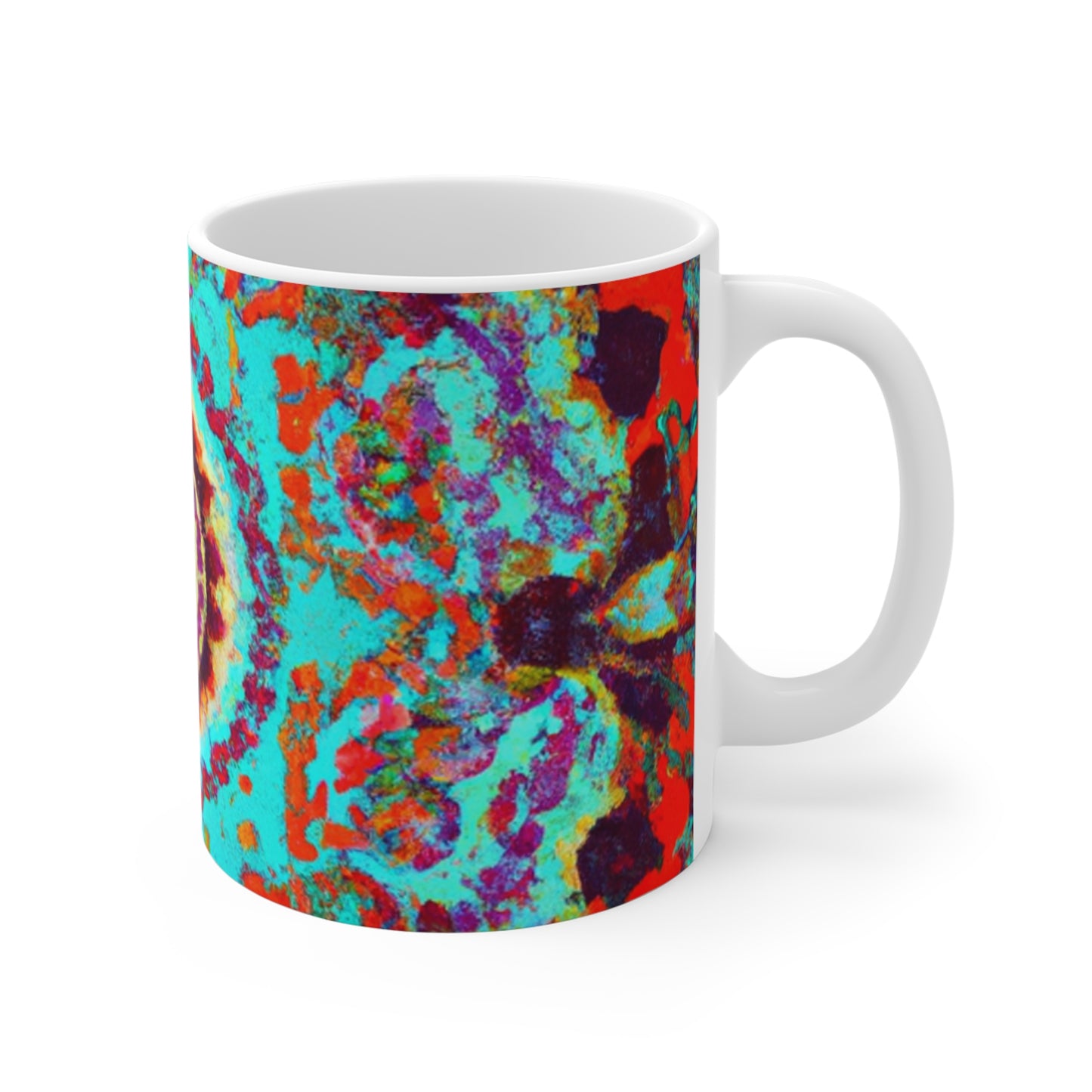 Buster's Brew Concoctions - Psychedelic Coffee Cup Mug 11 Ounce