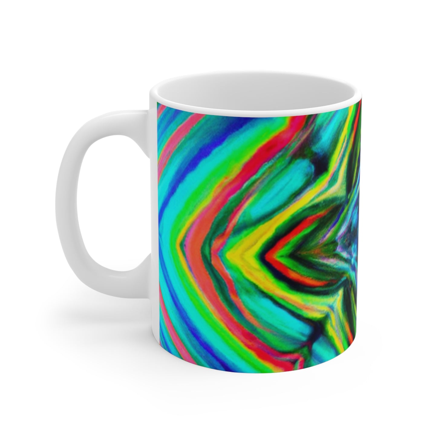 Clayton's Classic Coffee - Psychedelic Coffee Cup Mug 11 Ounce