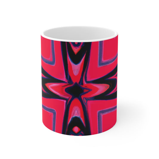 Fritzie's Brews - Psychedelic Coffee Cup Mug 11 Ounce