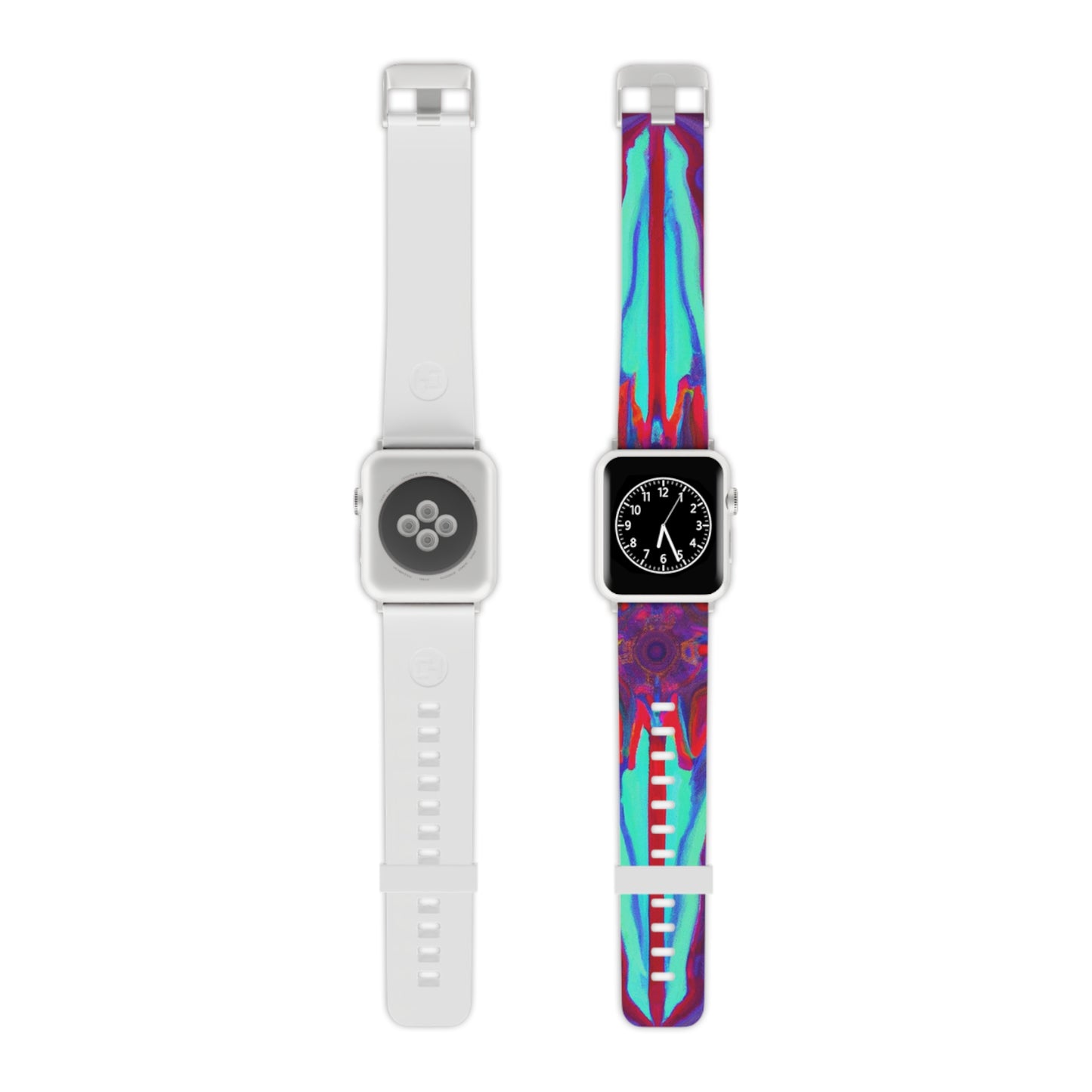Hector Mueller - Trippy Hippy Boho Psychedelic Apple Wrist Watch Band