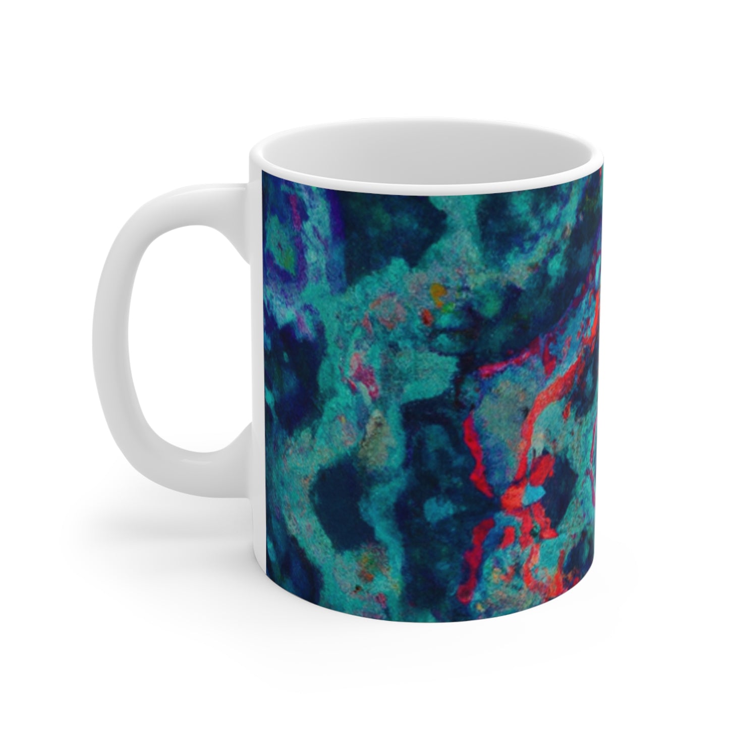 Harper's Roasted Coffee - Psychedelic Coffee Cup Mug 11 Ounce