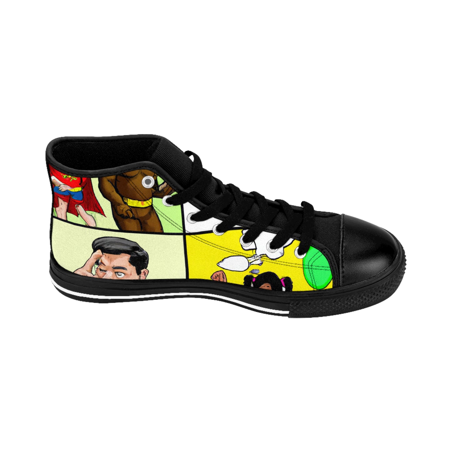 .

Rofeyya de Luca - Comic Book Hi Tops