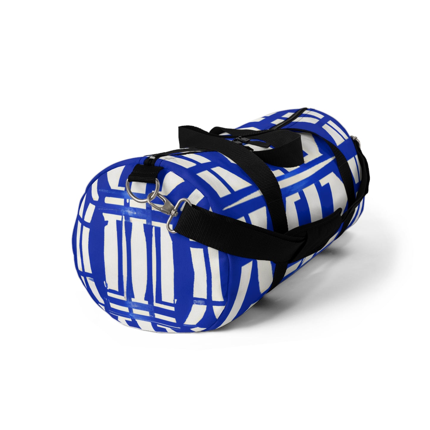 Nathaniel Coffeebean - Geometric Pattern Duffel Travel Gym Luggage Bag