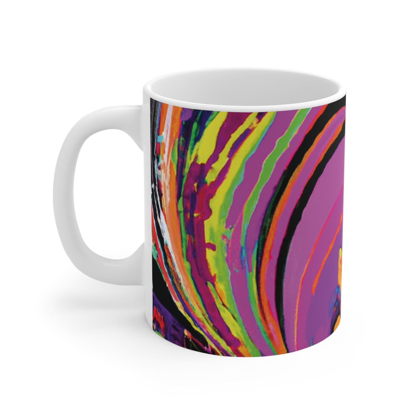 Joe's Java - Psychedelic Coffee Cup Mug 11 Ounce