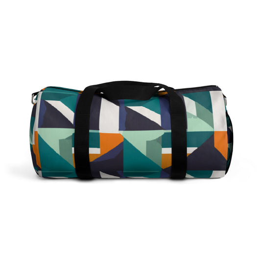 Lavinia Martini - Geometric Pattern Duffel Travel Gym Luggage Bag