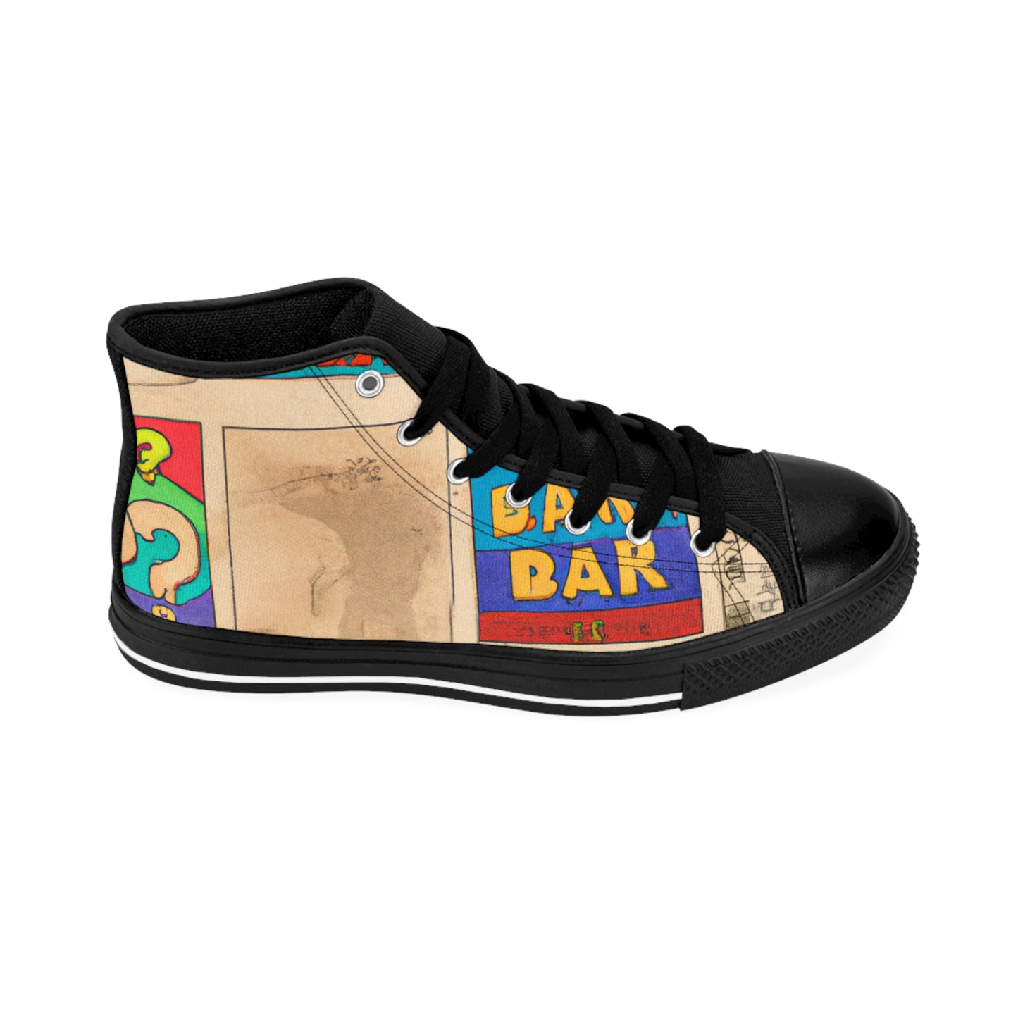 Giles of Groton - Comic Book Hi Tops