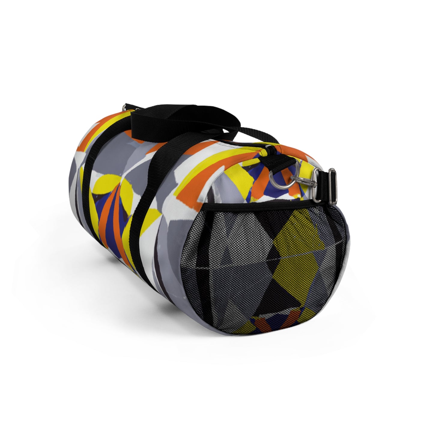 Jane Mathson - Geometric Pattern Duffel Travel Gym Luggage Bag